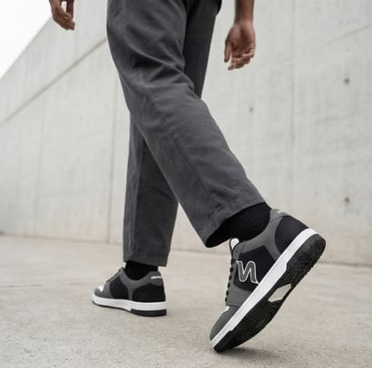 Skevoxe Edge - Hematite Sneakers