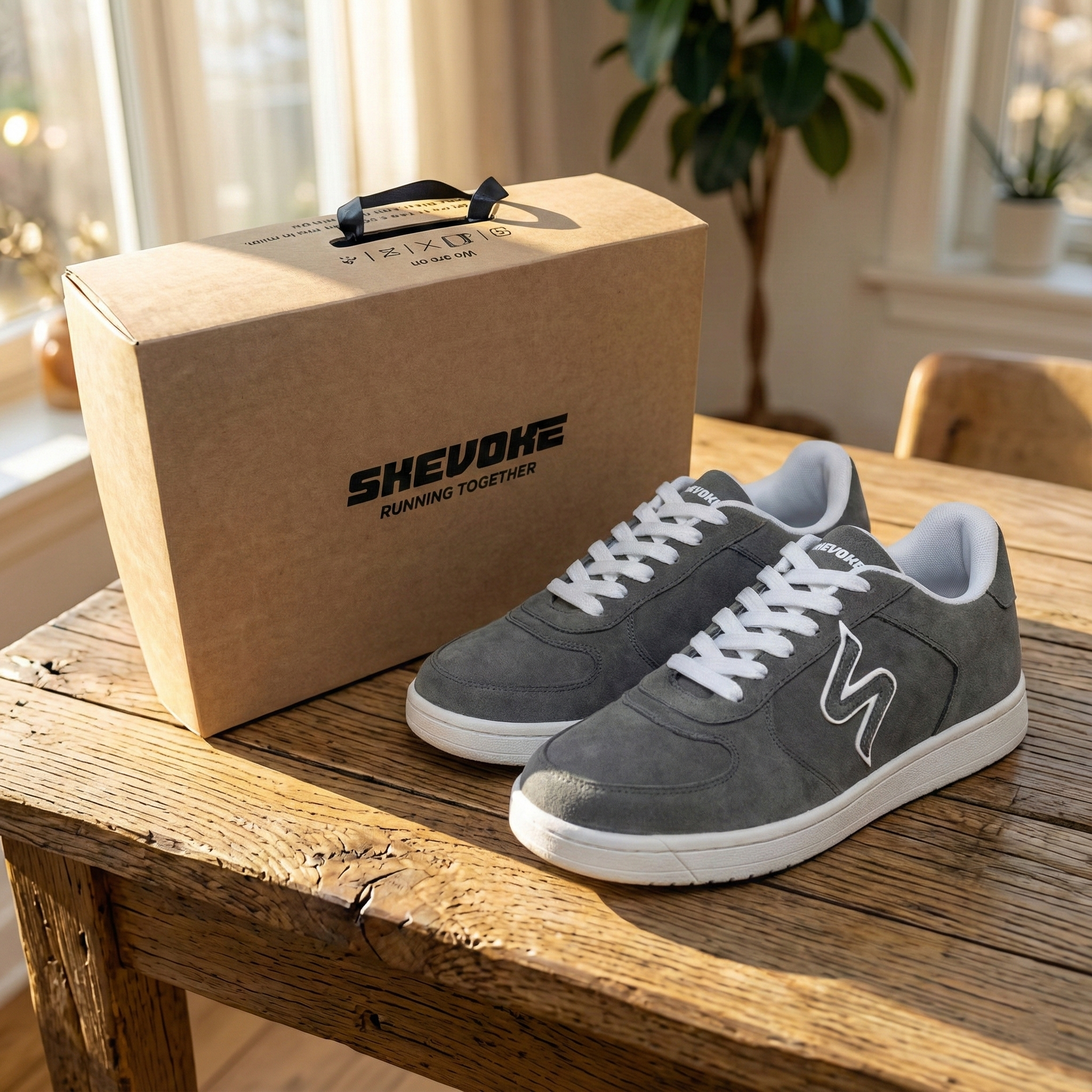 Skevoxe Terra - Smoky Sneakers with branded box Skevoxe Terra - Smoky Sneakers with branded box