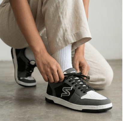 Skevoxe Edge - Hematite Sneakers