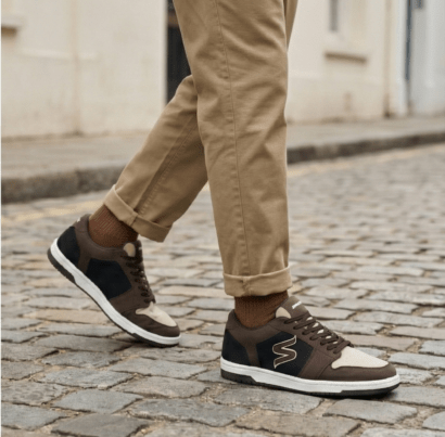 Skevoxe Edge – Mahogany Obsidian Sneakers